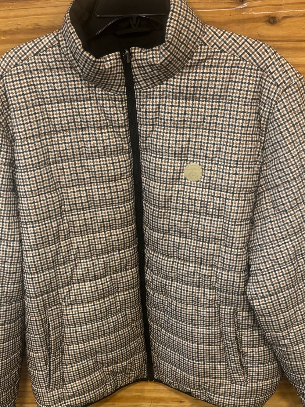 Brooks brothers plaid reversible jacket